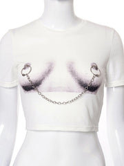 Load image into Gallery viewer, Nipples Chain T-Shirt
