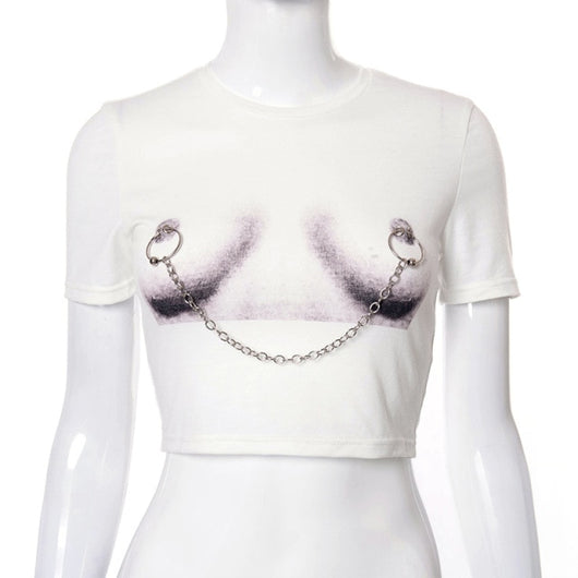 Nipples Chain T-Shirt