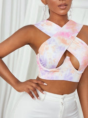 Load image into Gallery viewer, Cross Front Halter Top

