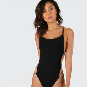 Crisscross Back Bodysuit