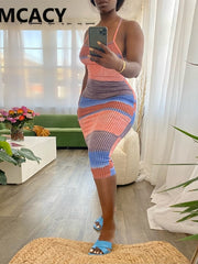 Load image into Gallery viewer, Halter Striped Dress
