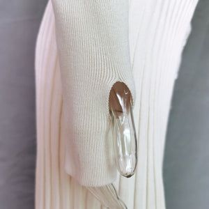 Long Sleeve Cropped Top & Skirt Set