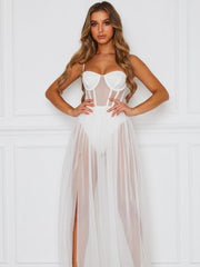 Load image into Gallery viewer, Spaghetti Strap Sheer Dress
