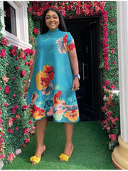 Load image into Gallery viewer, Vintage  Floral Print Dress