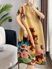Load image into Gallery viewer, Vintage  Floral Print Dress