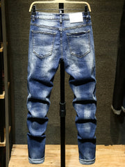 Load image into Gallery viewer, Embroidery Denim Jeans
