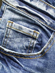 Load image into Gallery viewer, Embroidery Denim Jeans
