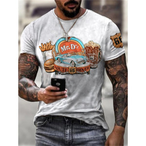 Cool Graphics Print T-Shirts