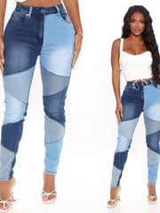 Load image into Gallery viewer, Patchwork Jeans
