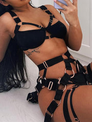 Load image into Gallery viewer, Three-Piece Lingerie Set
