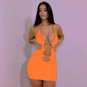 Cut Out Mini Dress