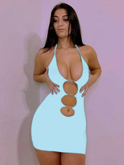 Load image into Gallery viewer, Cut Out Mini Dress
