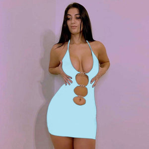 Cut Out Mini Dress