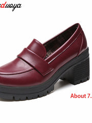 Load image into Gallery viewer, Chunky Heel Loafers
