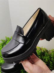 Load image into Gallery viewer, Chunky Heel Loafers
