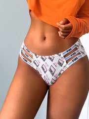 Load image into Gallery viewer, PINK Print Letter Underwear
