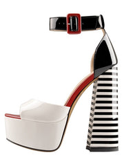 Load image into Gallery viewer, Chunky High Heel Shoes
