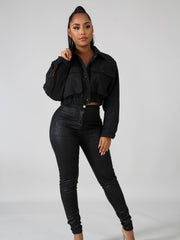 Load image into Gallery viewer, Cuffed Sleeve Jacket
