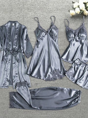 Load image into Gallery viewer, Satin Pajama Set
