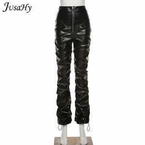 Faux Leather Pants