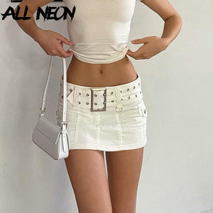 Mini Skirt With Belt