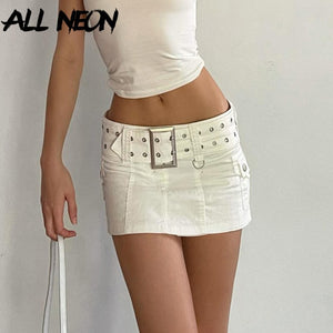 Mini Skirt With Belt