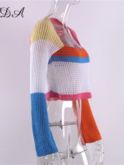 Load image into Gallery viewer, Crochet Long Sleeve Top
