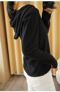 Long Sleeve Hoodie Top