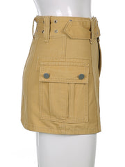 Load image into Gallery viewer, Mini Skirt With Belt
