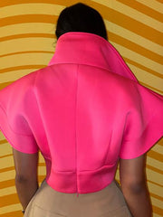 Load image into Gallery viewer, Oversized Collar Top
