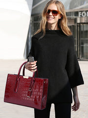 Load image into Gallery viewer, Crocodile Pattern Shoulder Bag
