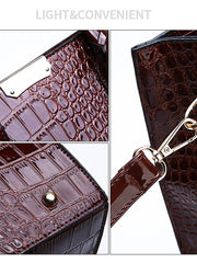 Load image into Gallery viewer, Crocodile Pattern Shoulder Bag
