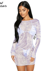 Load image into Gallery viewer, Bikini &amp; Sheer Dress Set
