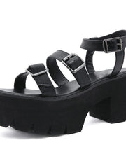 Load image into Gallery viewer, Chunky Heel Sandals
