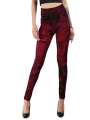 Load image into Gallery viewer, Jeans Print Capris
