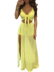 Load image into Gallery viewer, Spaghetti Strap Sheer Dress
