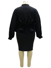 Load image into Gallery viewer, Long Sleeve Ruffle Top &amp; Skirt
