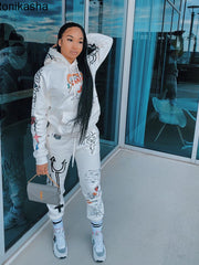 Load image into Gallery viewer, Graffiti Two-Piece Set
