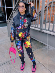 Load image into Gallery viewer, Graffiti Two-Piece Set
