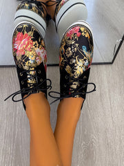 Load image into Gallery viewer, Floral Print Sneaker
