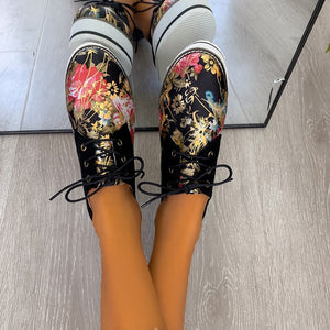 Floral Print Sneaker