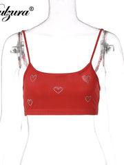 Load image into Gallery viewer, Red Crop Top
