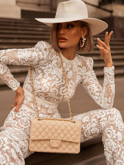 Load image into Gallery viewer, Wide Leg Lace Jumpsuit
