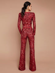 Load image into Gallery viewer, Wide Leg Lace Jumpsuit
