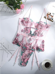 Load image into Gallery viewer, Floral Lace Bodysuit
