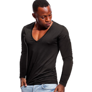 Deep V Neck T-shirt