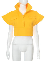 Load image into Gallery viewer, Oversized Collar Top
