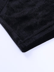 Load image into Gallery viewer, Lace Sleeve Velvet Top
