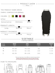 Load image into Gallery viewer, Long Fringe Edge Skirt
