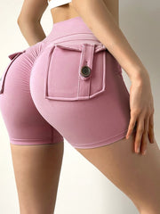 Load image into Gallery viewer, Scrunch Butt Shorts With Back Pockets
